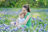 Jackson &amp; Mommy (fave) Bluebonnets 2014 by Paige Walker